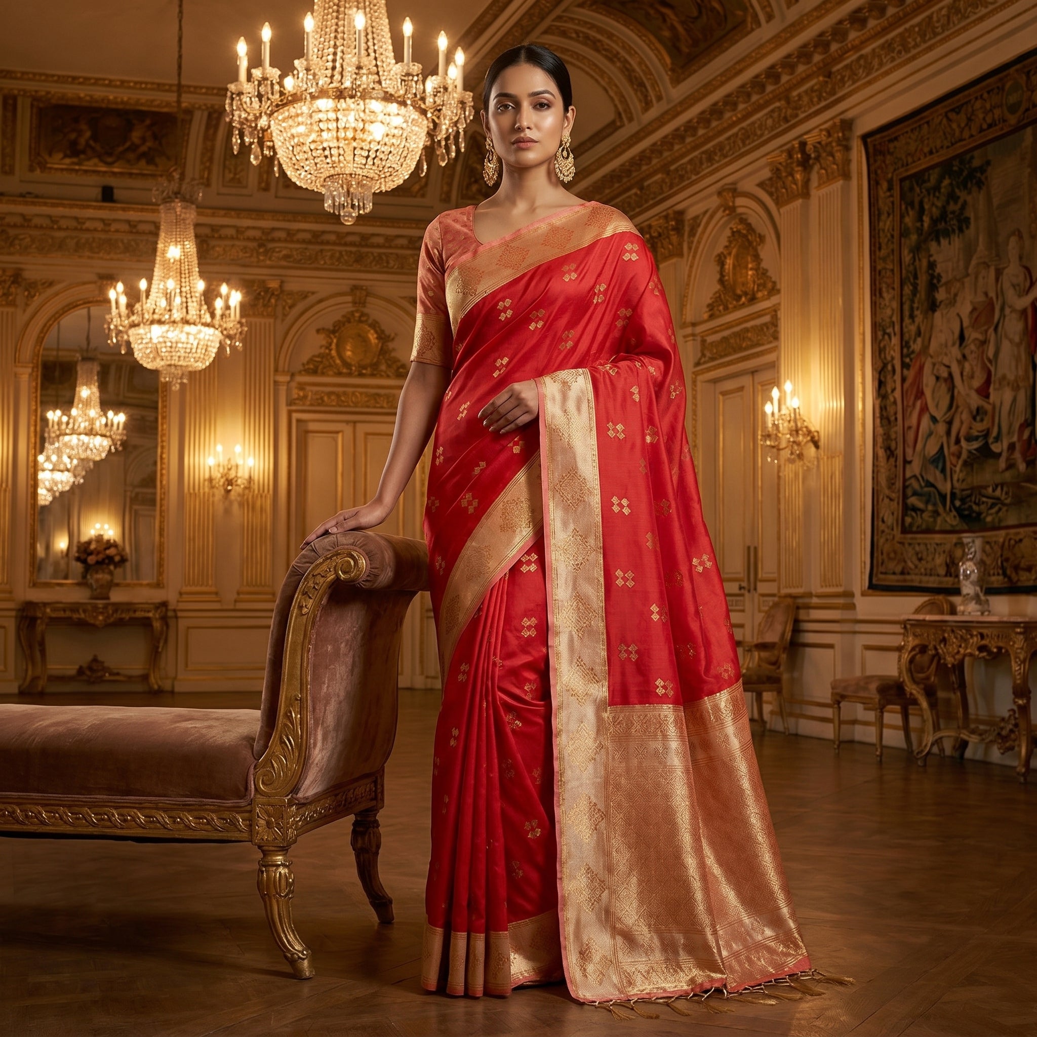 Lavanya Silk (E) Ready To Wear Pocket Saree