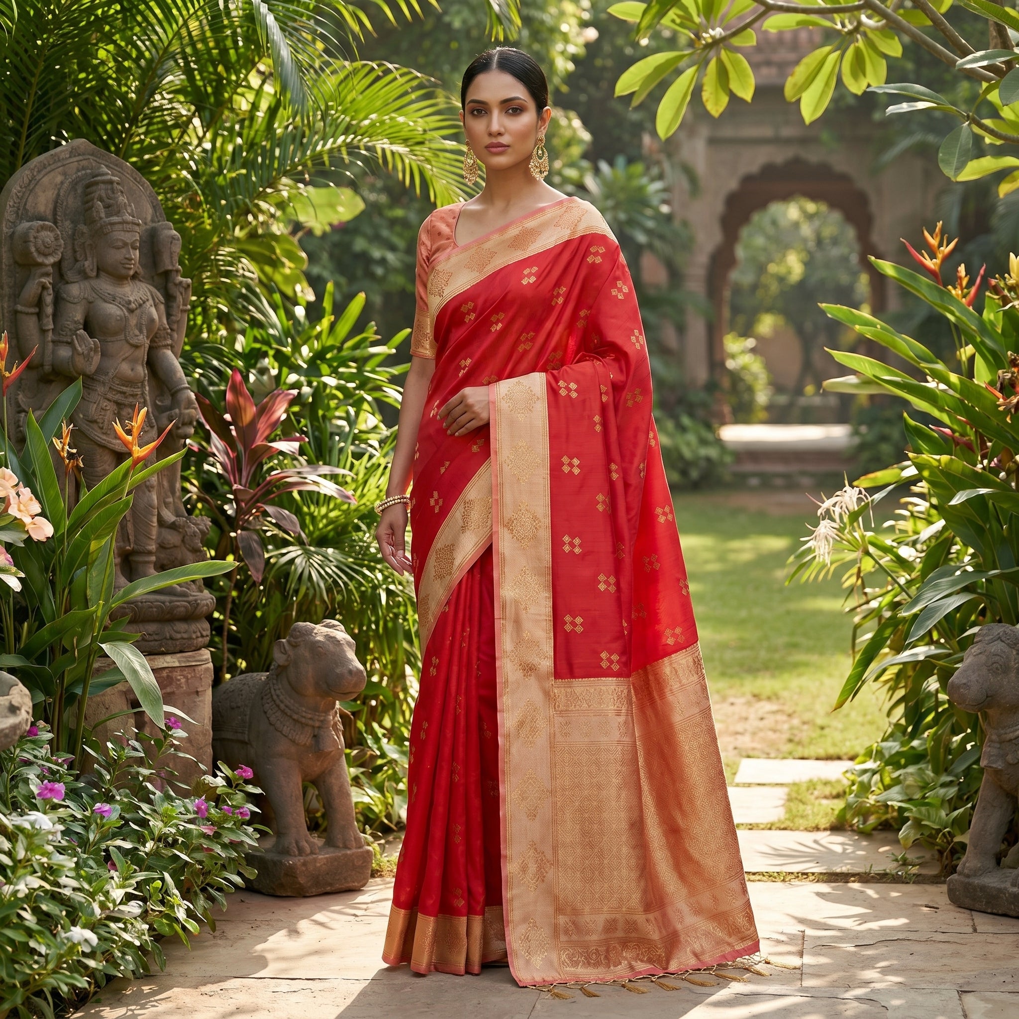 Lavanya Silk (E) Ready To Wear Pocket Saree