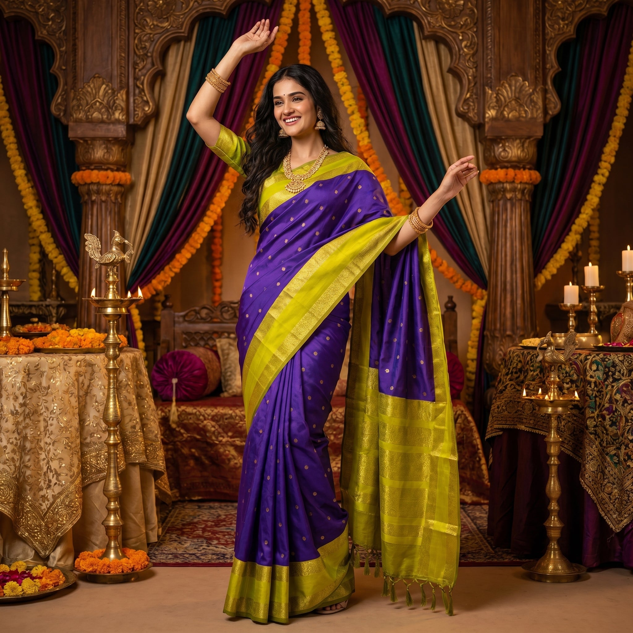 Solin Silk (C) Ready To Wear Pocket Saree