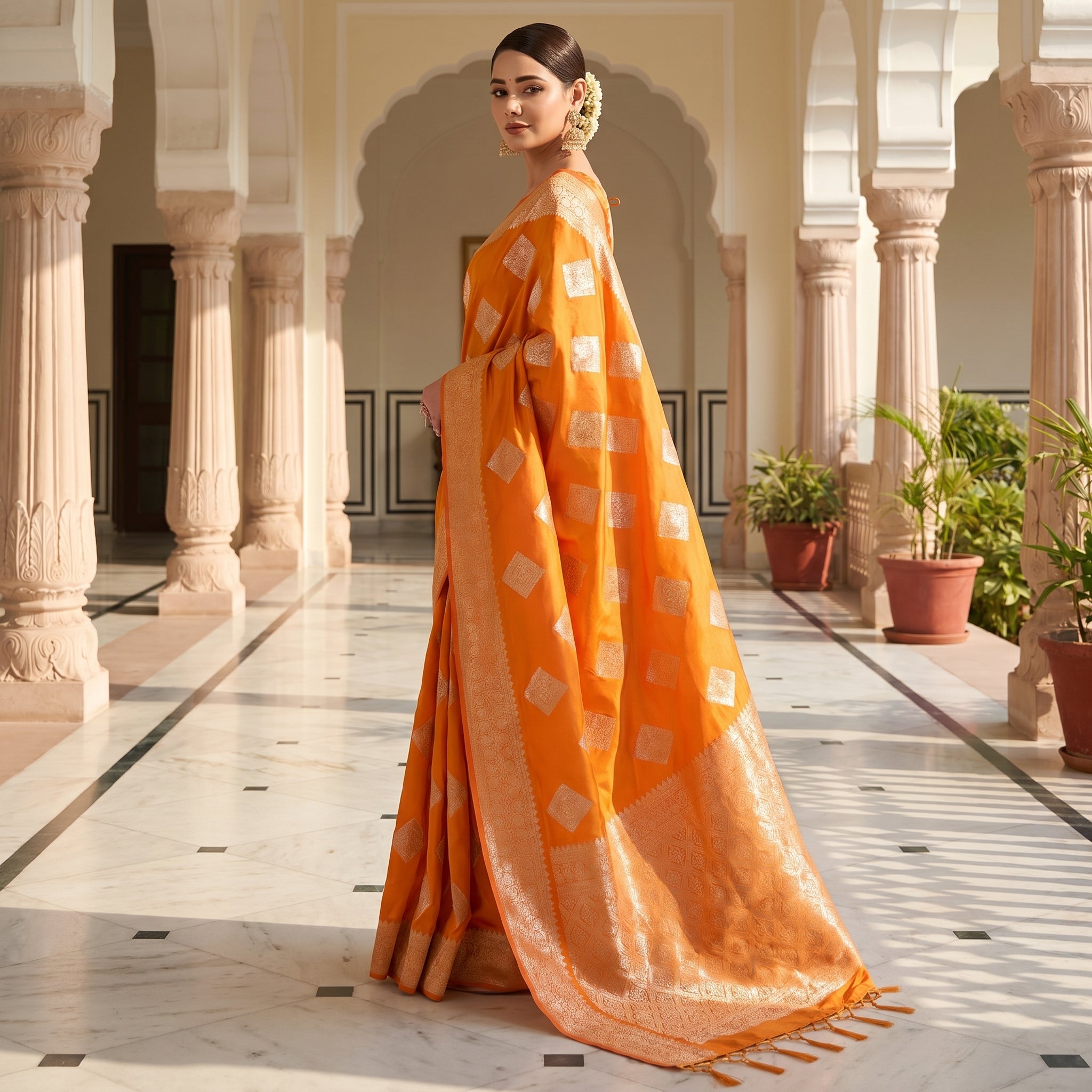 Ruhani Silk (B) Ready To Wear Pocket Saree