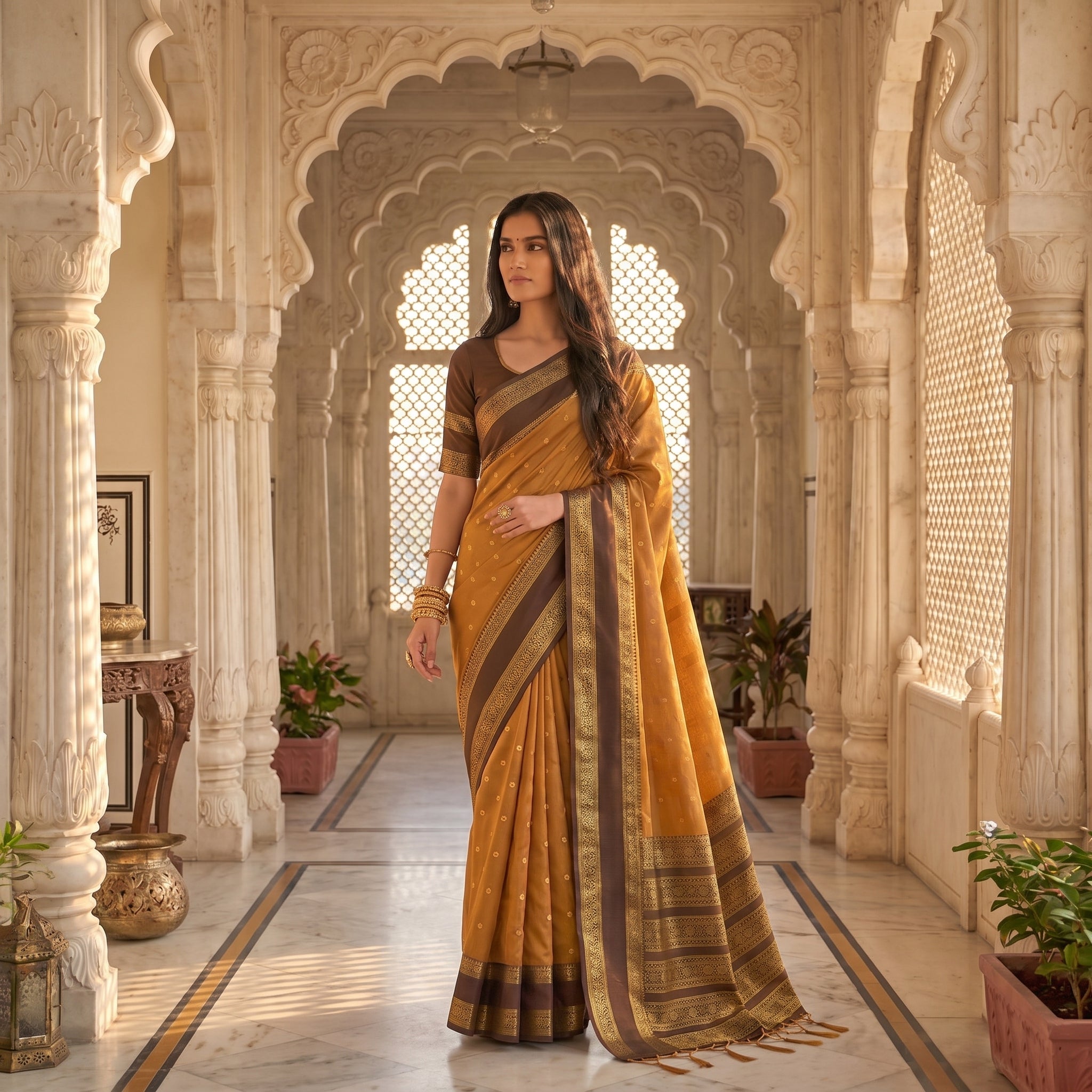Solin Silk (A) Ready To Wear Pocket Saree