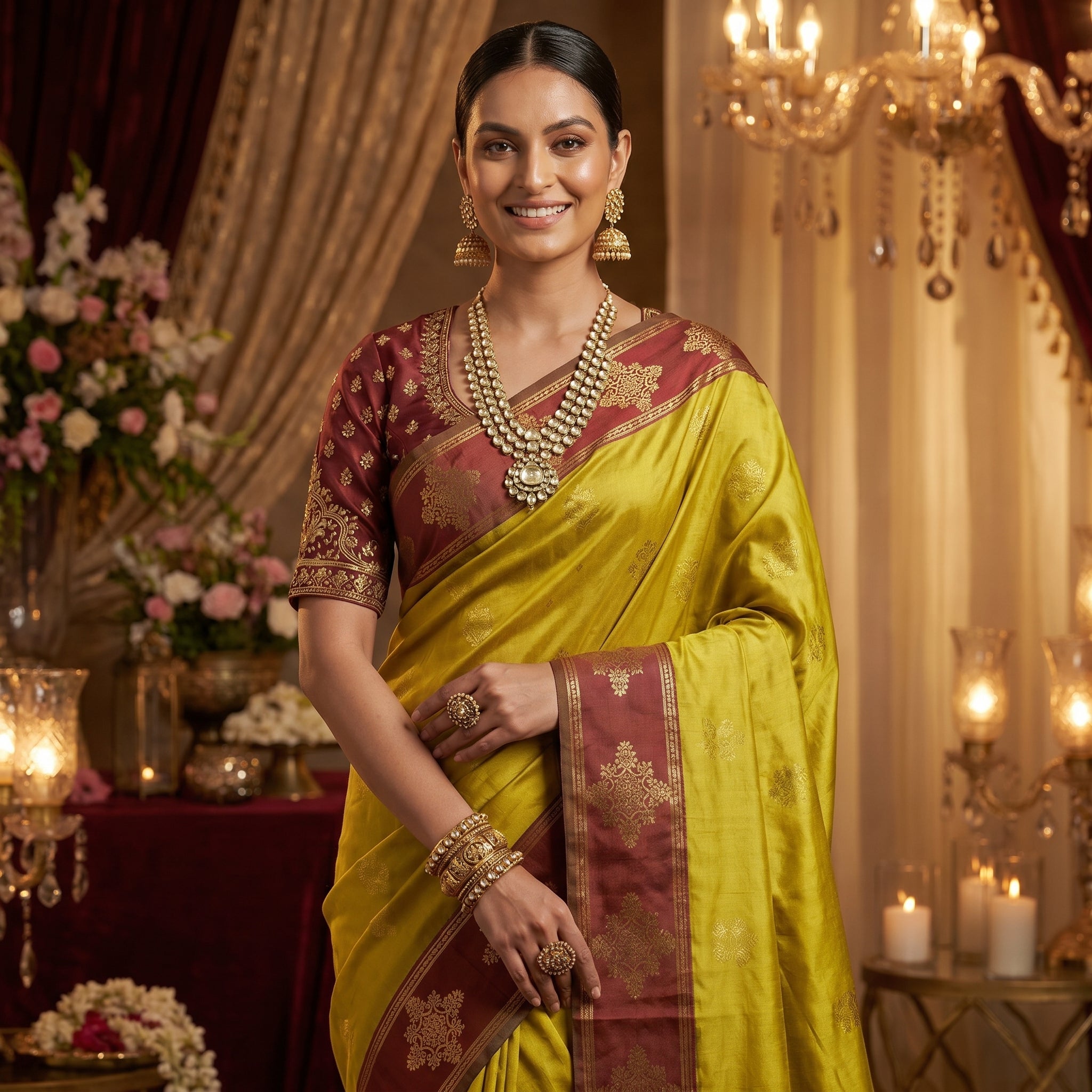 Lavanya Silk (D) Ready To Wear Pocket Saree
