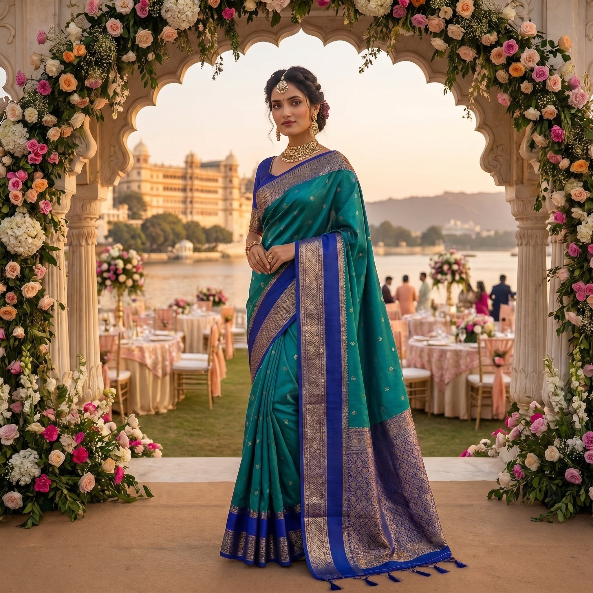 Solin Silk (B) Ready To Wear Pocket Saree