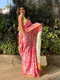 Blossom Blush Ready to wear pocket saree