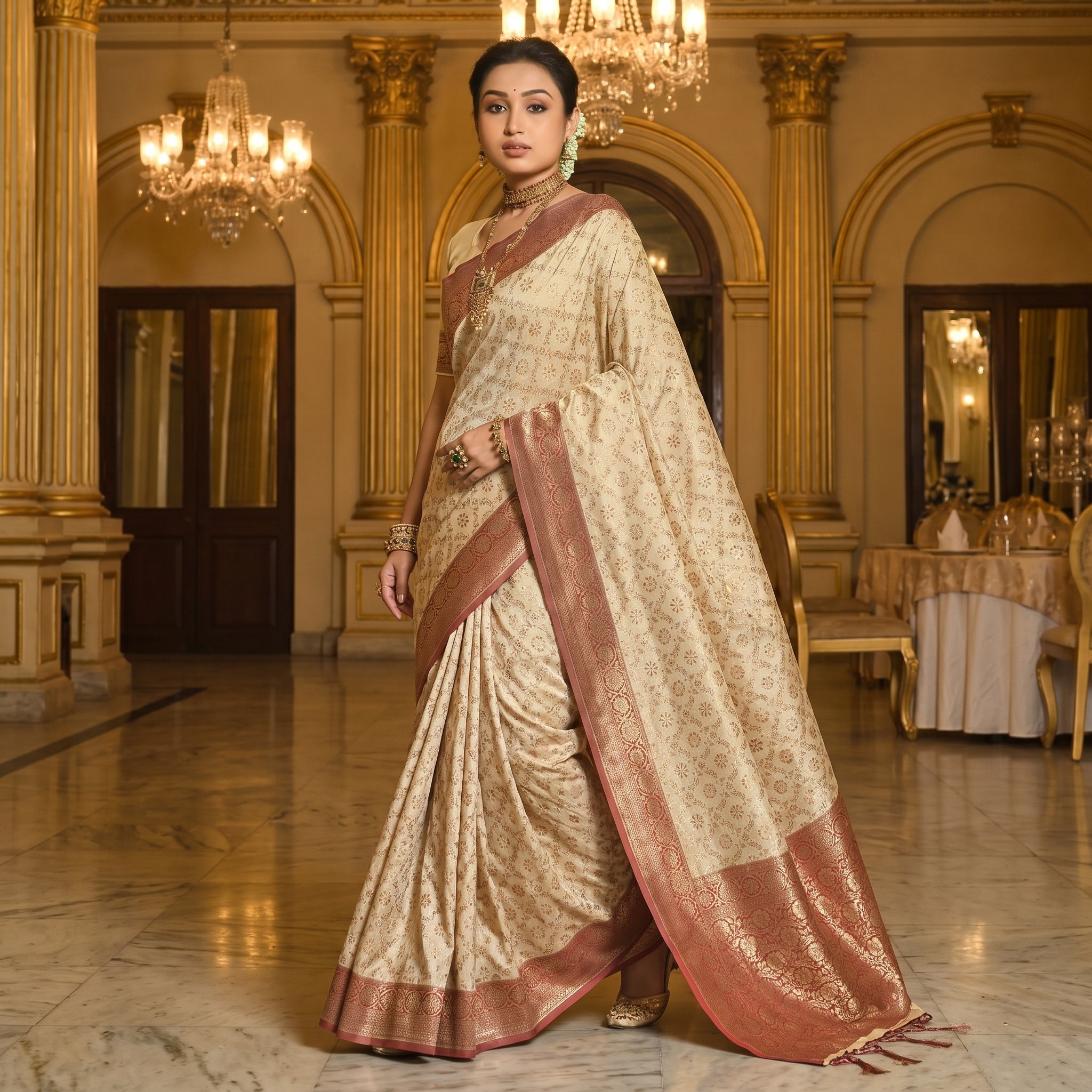 Royal Drape Silk (A) Ready To Wear Pocket Saree
