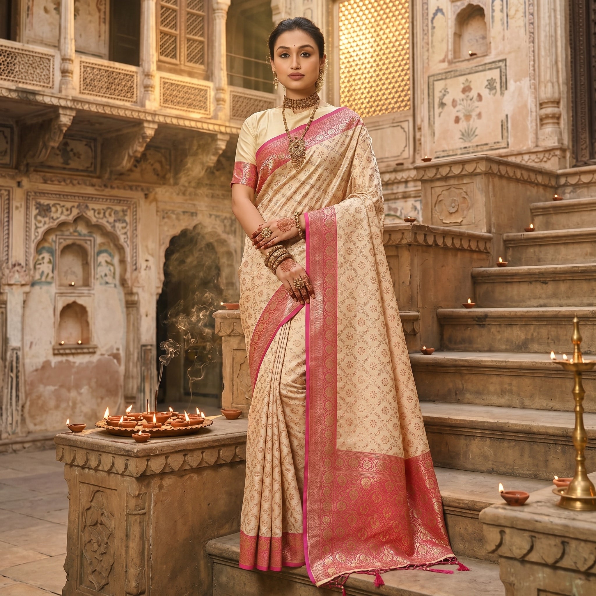 Royal Drape Silk (C) Ready To Wear Pocket Saree