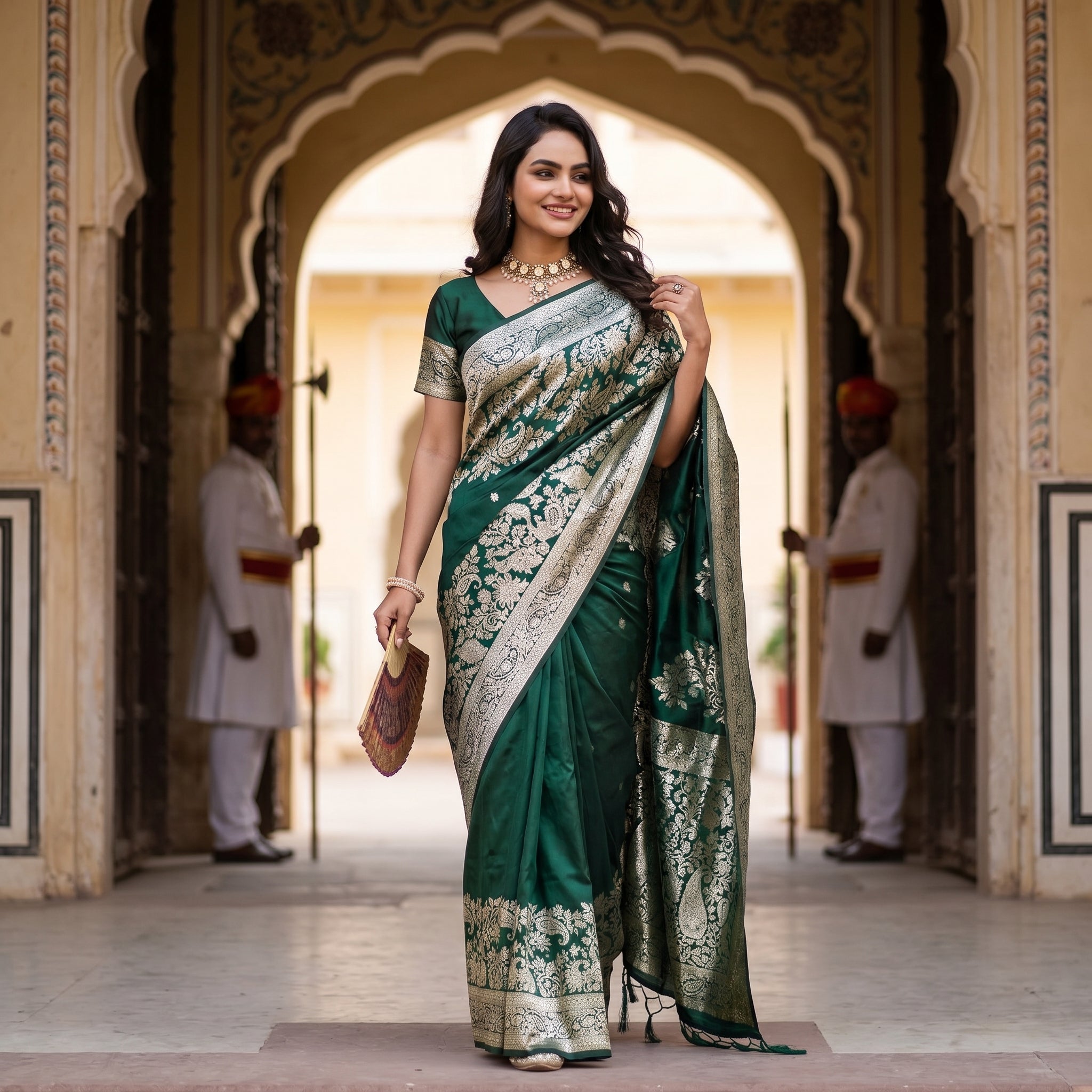 Spotlight Silk (A) Ready To Wear Pocket Saree