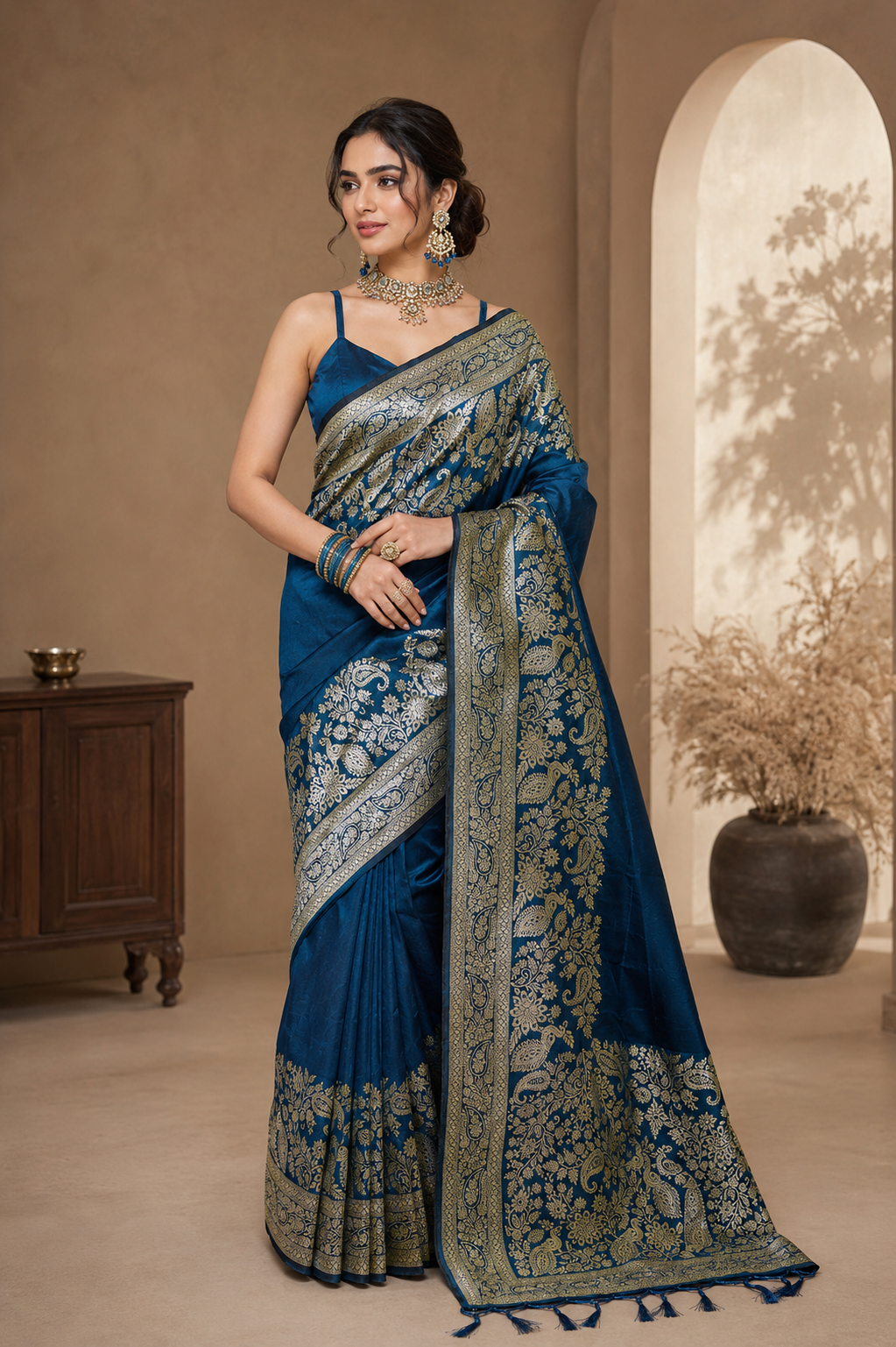 Spotlight Silk (C) Ready To Wear Pocket saree