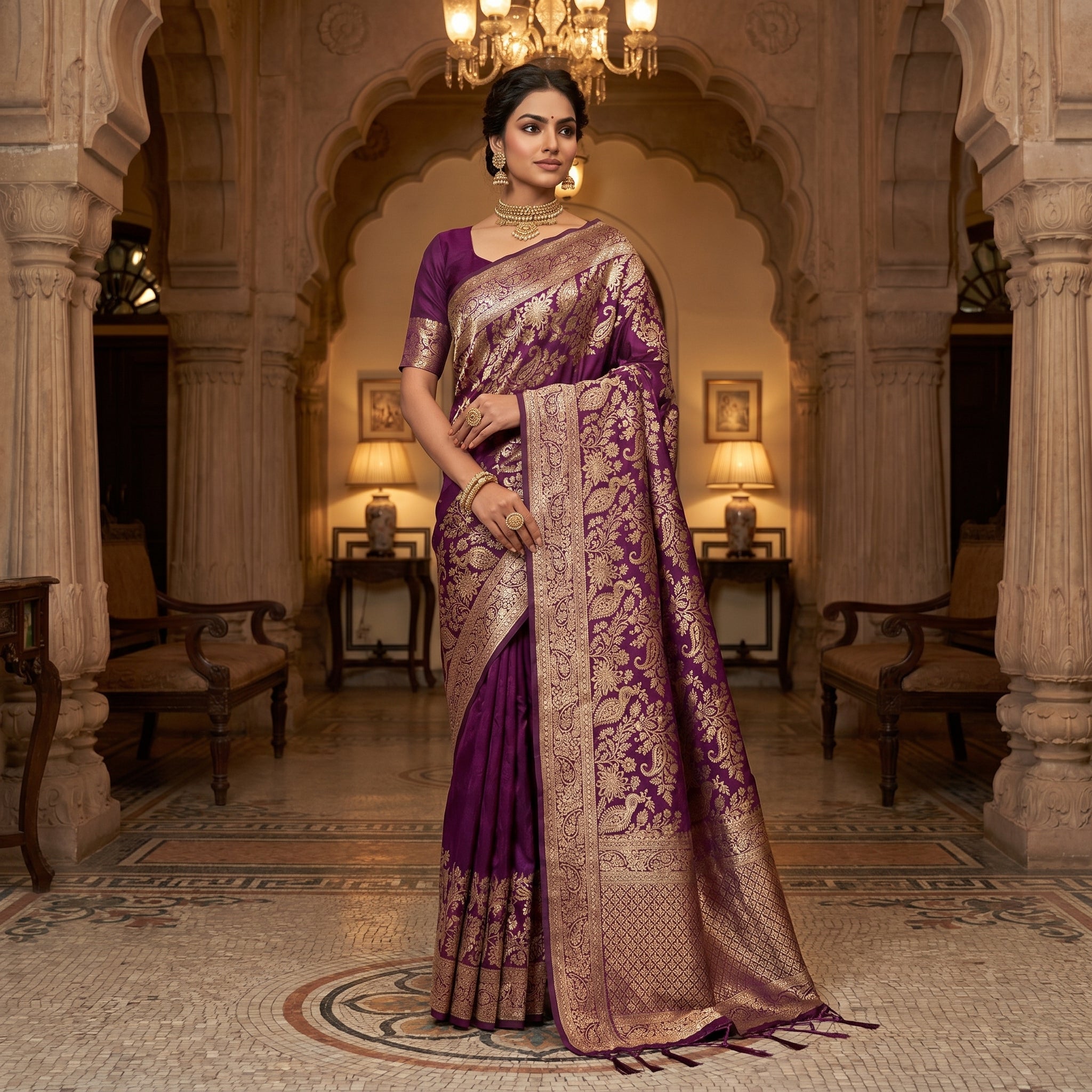 Spotlight Silk (B) Ready To Wear Pocket Saree