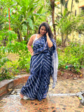 Earthsong Jaipuri Chanderi Silk Ready-to-wear Pocket Saree
