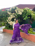 Georgette Hand Block Printed Pocket Saree
