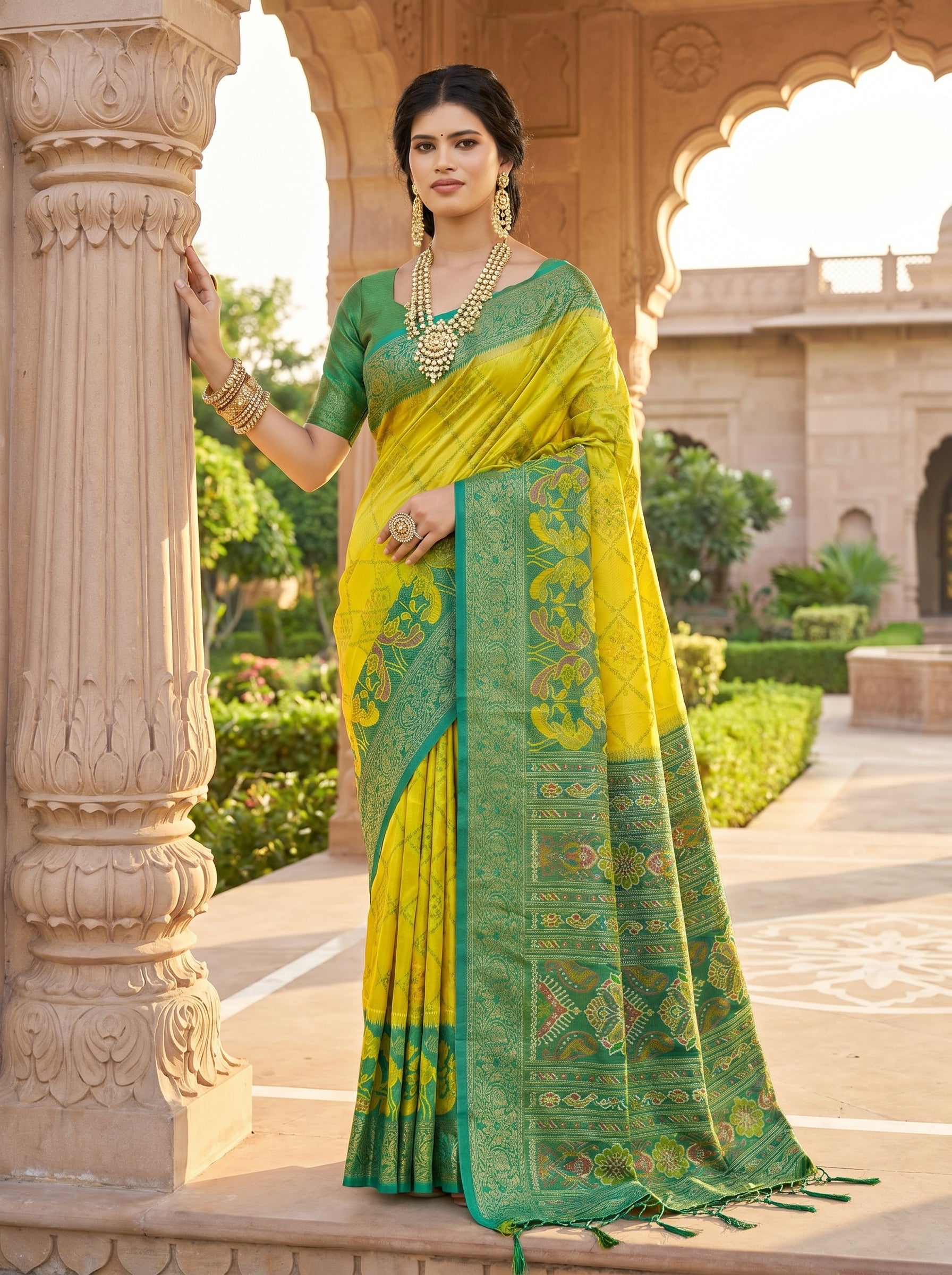 Iris Radiance Silk (A) Ready To Wear Pocket Saree